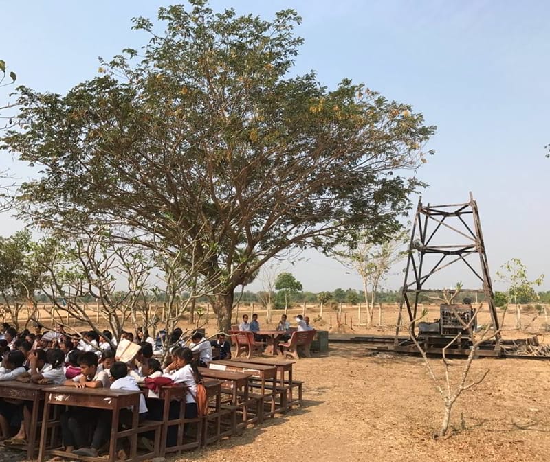 Una escuela en Tahen, Camboya