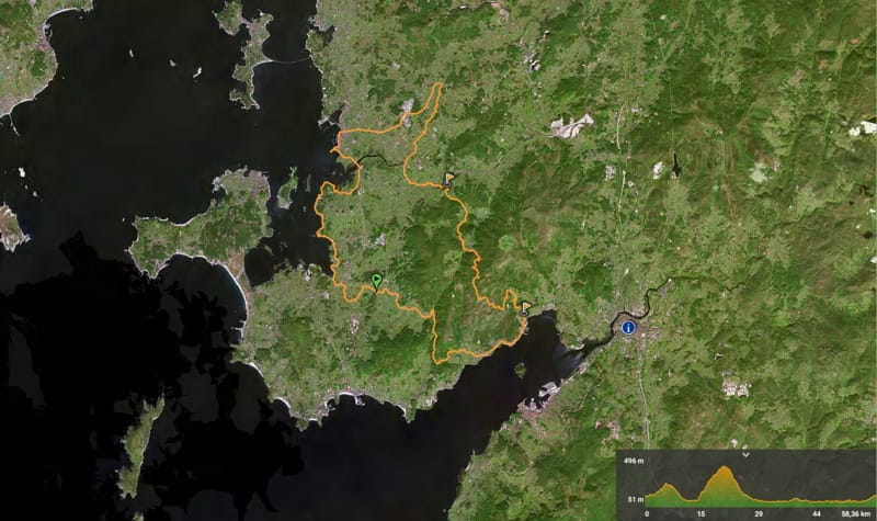 Mountain biking in Rías Baixas