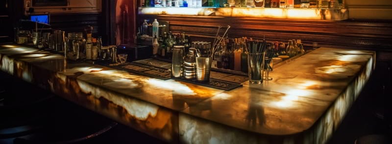 Cuatro cócteles de vino