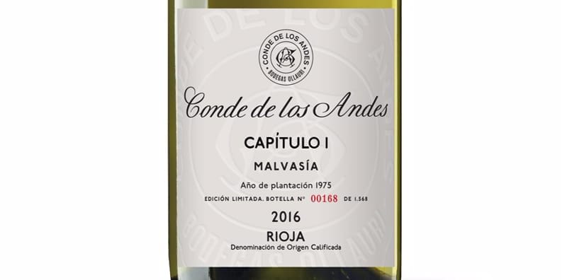 Everything's ready for Conde de los Andes Malvasia