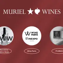 Muriel Wines estará presente en las principales ferias internacionales del sector vitivinícola en 2026.