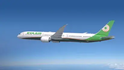 Un gran blanco en Eva Airways