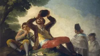 Qué arte tomarse un vino al aire libre Qué arte tomarse un vino al aire libre