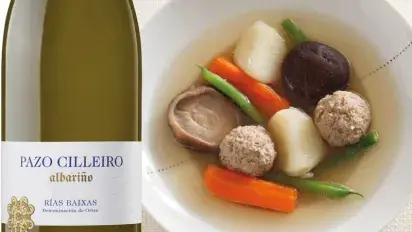 Which wine's best with a Japanese pot-au-feu? 