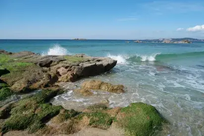 atlantic sea ocean romantic coast rock wave water