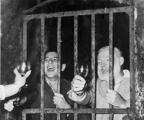 Hemingway in the underground cellars