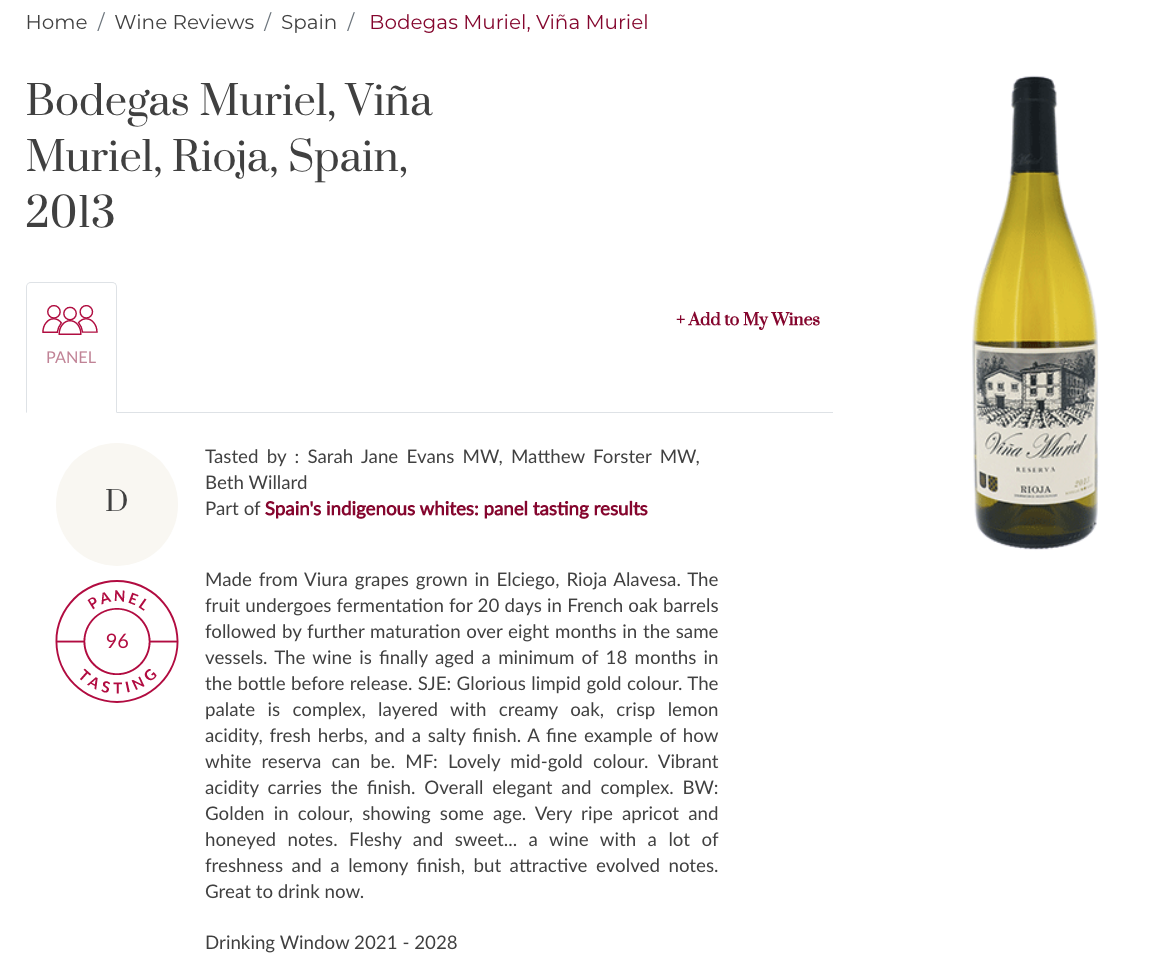 El mejor vino de variedades blancas autóctonas españolas