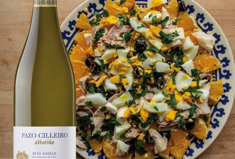 Refreshing dinners with our white wines